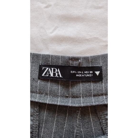 Zara Gray Pinstripe Jumpsuit - Picture 7 of 13